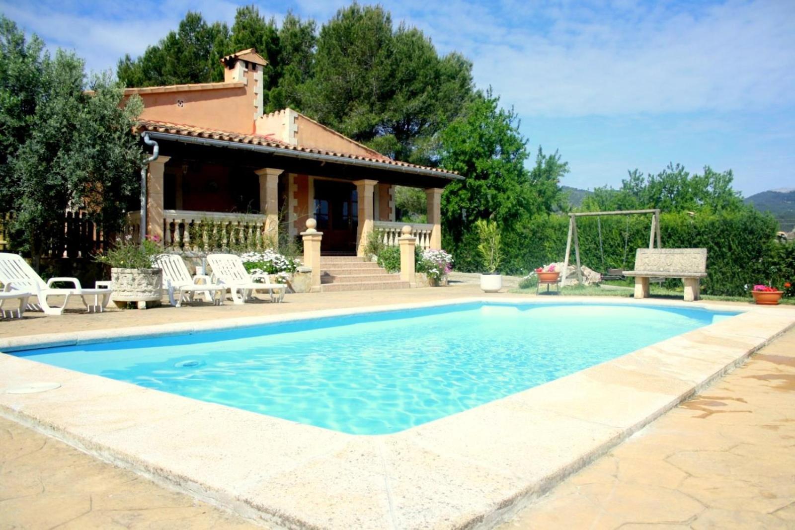Finca Con Piscina Es Blanquer Guest House Eksteriør bilde