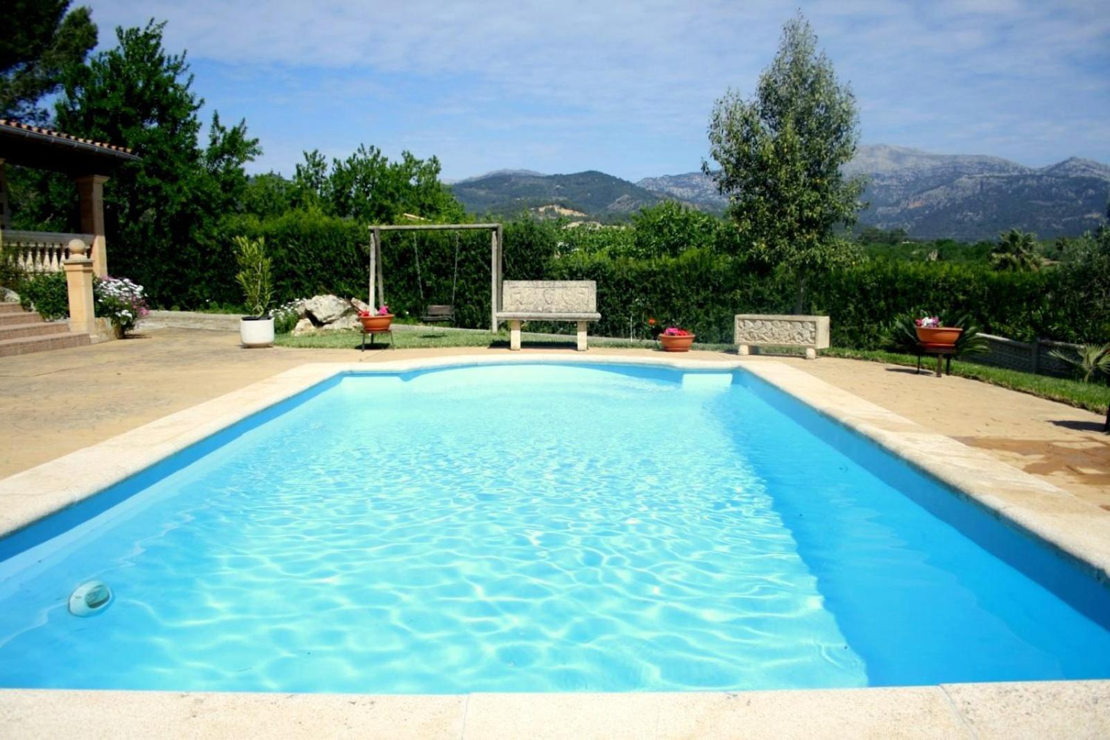 Finca Con Piscina Es Blanquer Guest House Eksteriør bilde