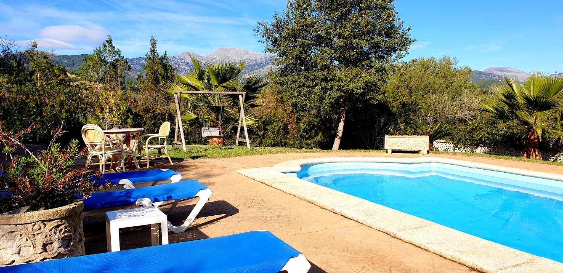 Finca Con Piscina Es Blanquer Guest House Eksteriør bilde